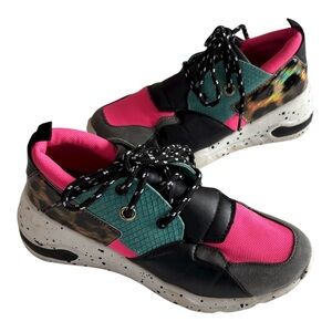 Brash Women's Sneakers Multicolour Lee Wedge Chunky Platform Size 8